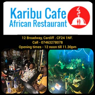 Karibu Cafe, 12 Broadway, Cardiff, CF24 1NF